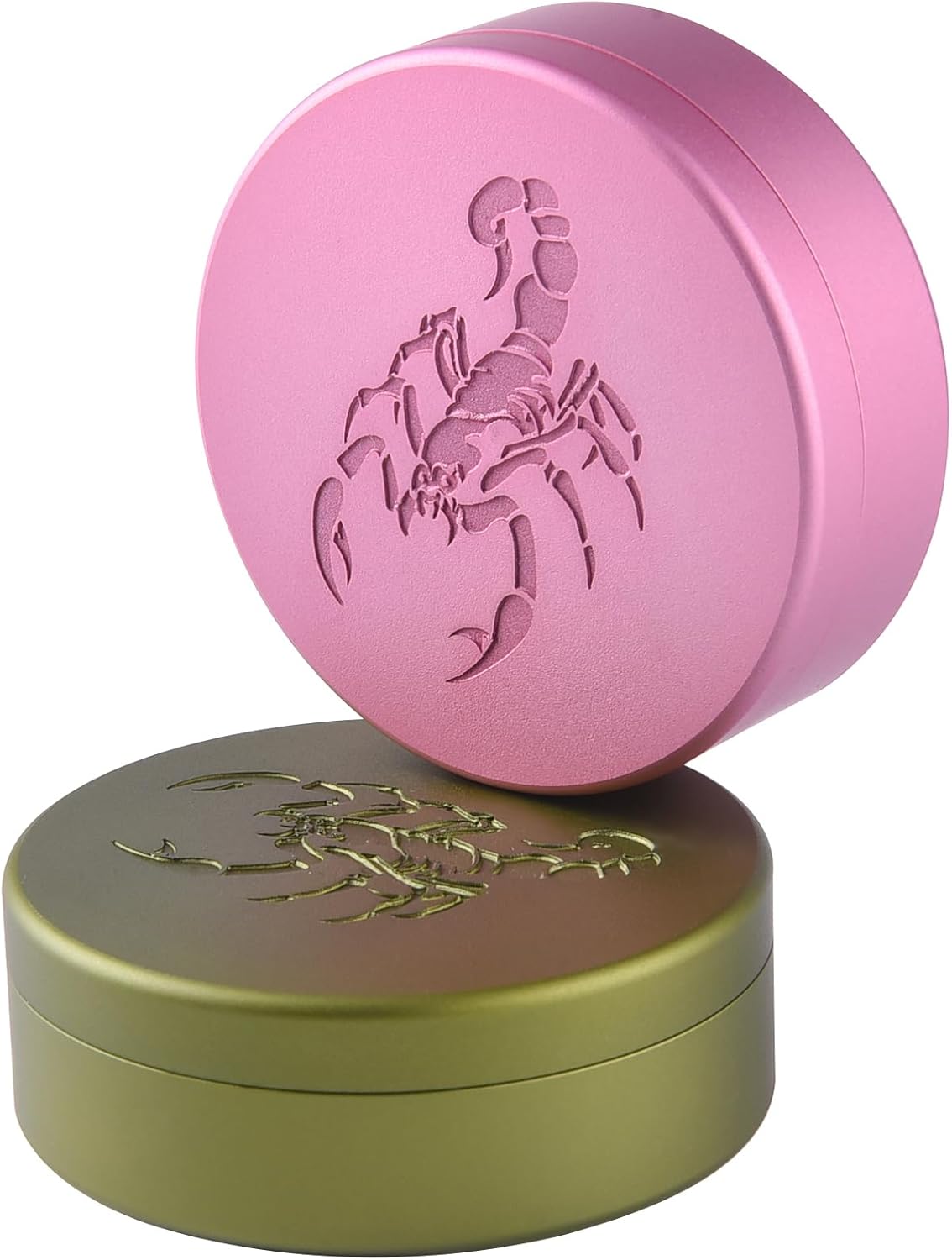 Scorpion Design Storage Box Set, with Cleaning Brush, Magnetic Seal, Aluminum Container, Zyn Metal Can
