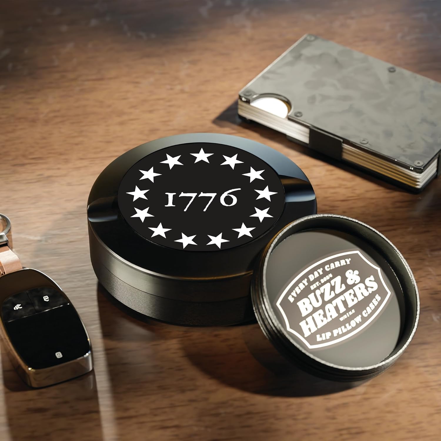 Zyn Metal Can and Holder