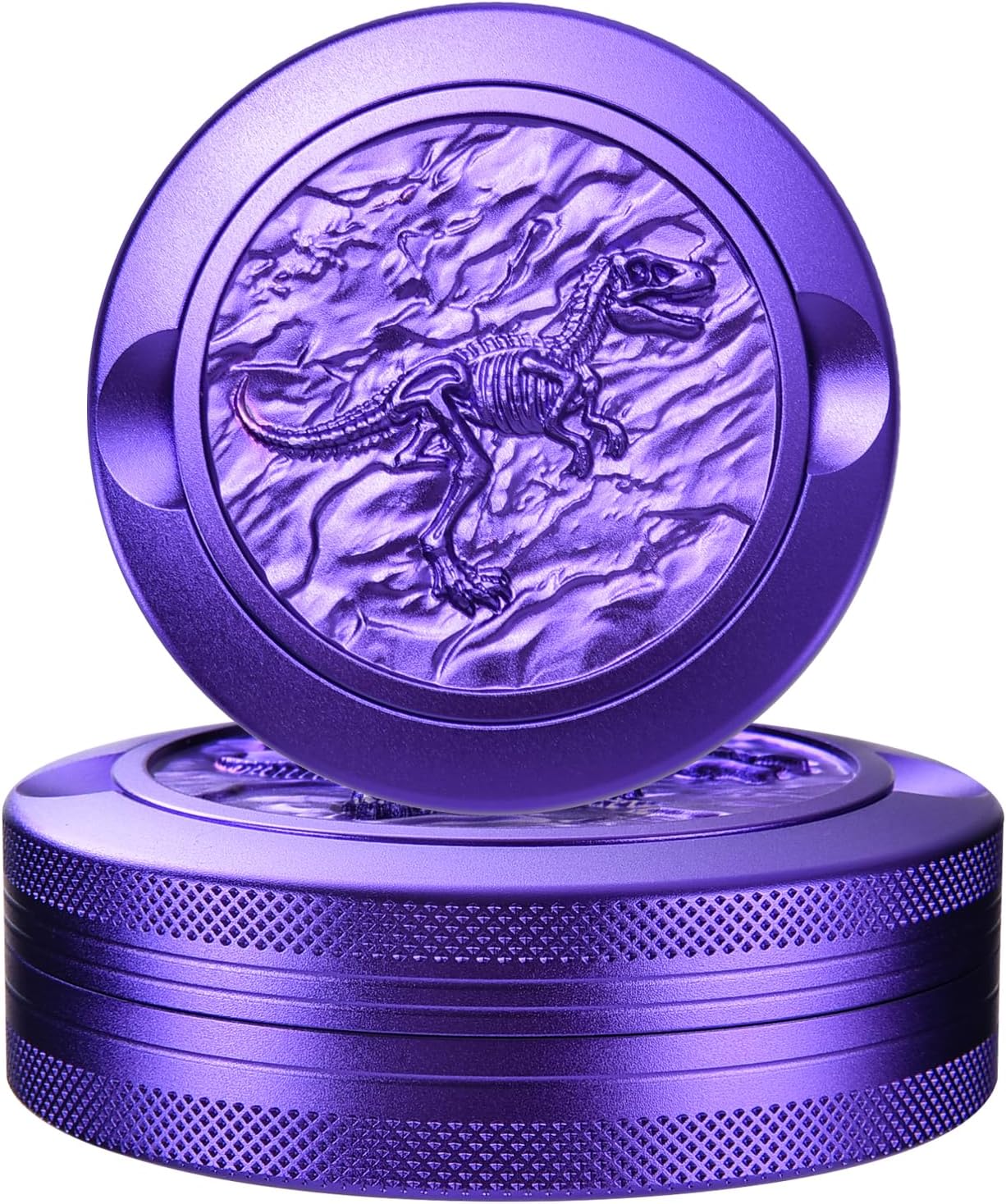 3.0-inch Zyn Metal Can | Zyn Holder | Metal Zyn Container | Moisture & Odor Proof Container | Aluminum Zyn Can & Organizer | Dip Can |r with dinosaur skeleton design
